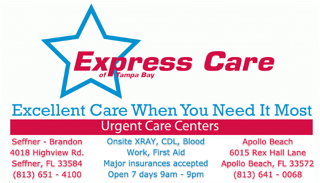 Walk In Urgent Care Clinic Express Care Tampa Offering