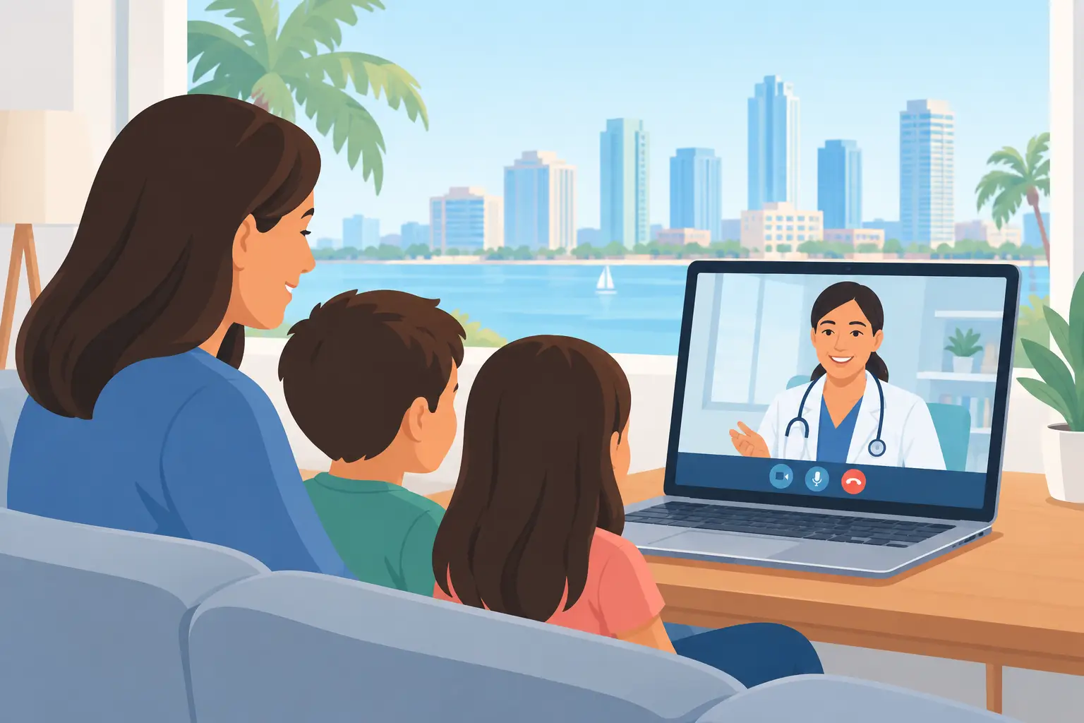 How Telehealth Visits Work for Tampa Bay Families